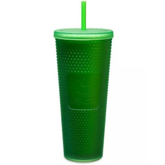 Starbucks Other - Disney World Parks Starbucks Green Studded Geometric Tumbler Venti 24 oz Cup NEW